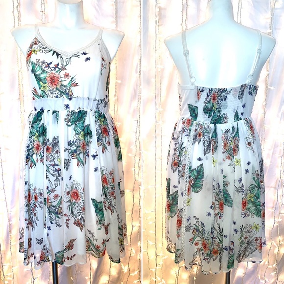 TORRID ⭐️ White Crochet Chiffon Mini Dress - Picture 9 of 13